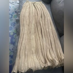 Crushed sharara light gold colour